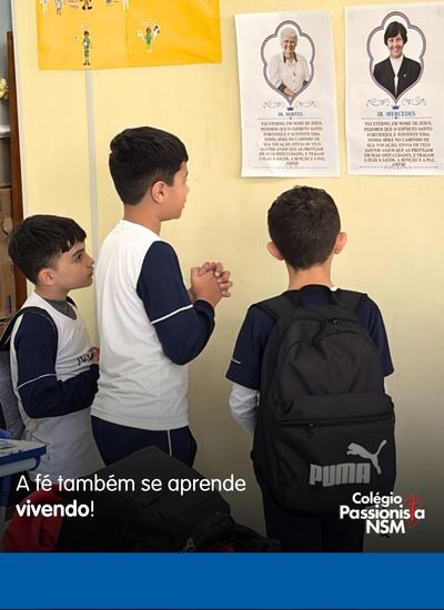 A f� tamb�m se aprende vivendo! Nossa Senhora Menina