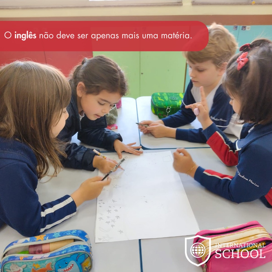 O ingls no deve ser apenas mais uma matria Nossa Senhora Menina