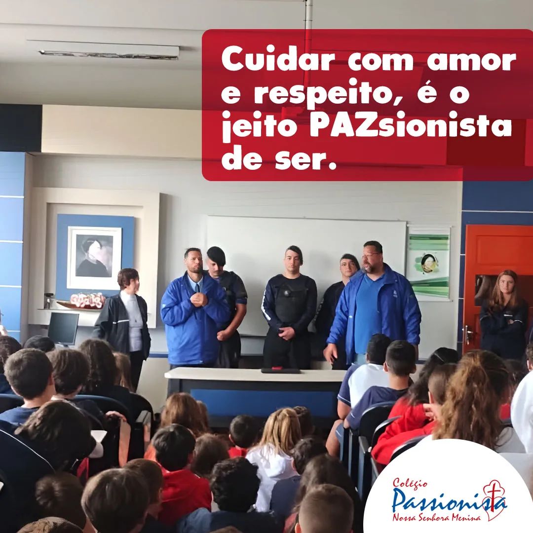 Nossa nova equipe de seguran�a Nossa Senhora Menina