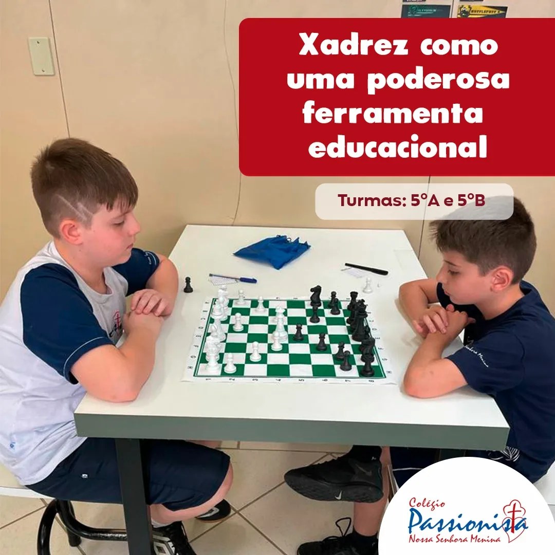 Xadrez: O jogo que molda mentes brilhantes! Nossa Senhora Menina