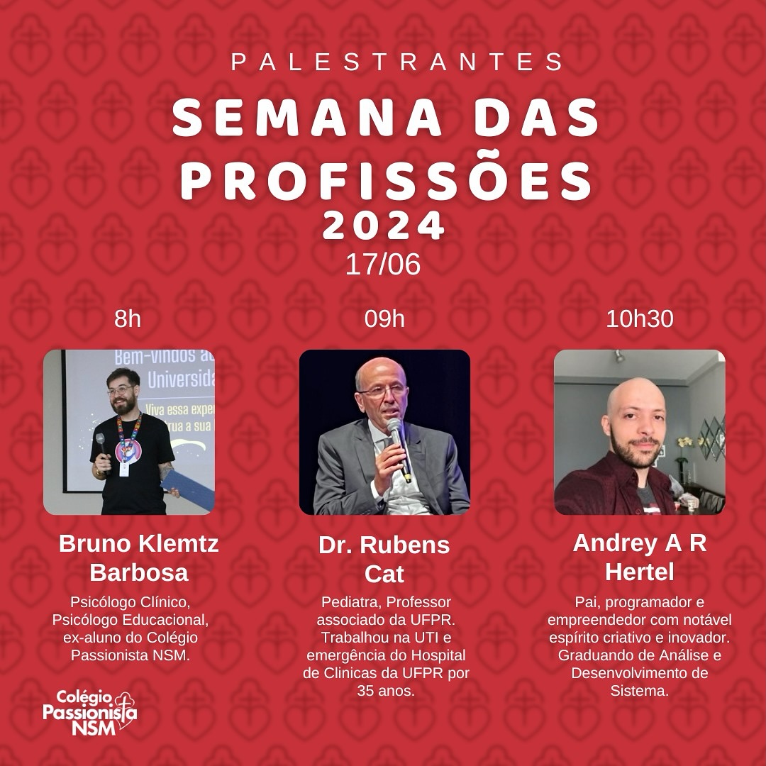 Semana das Profisses - 17/06 Nossa Senhora Menina