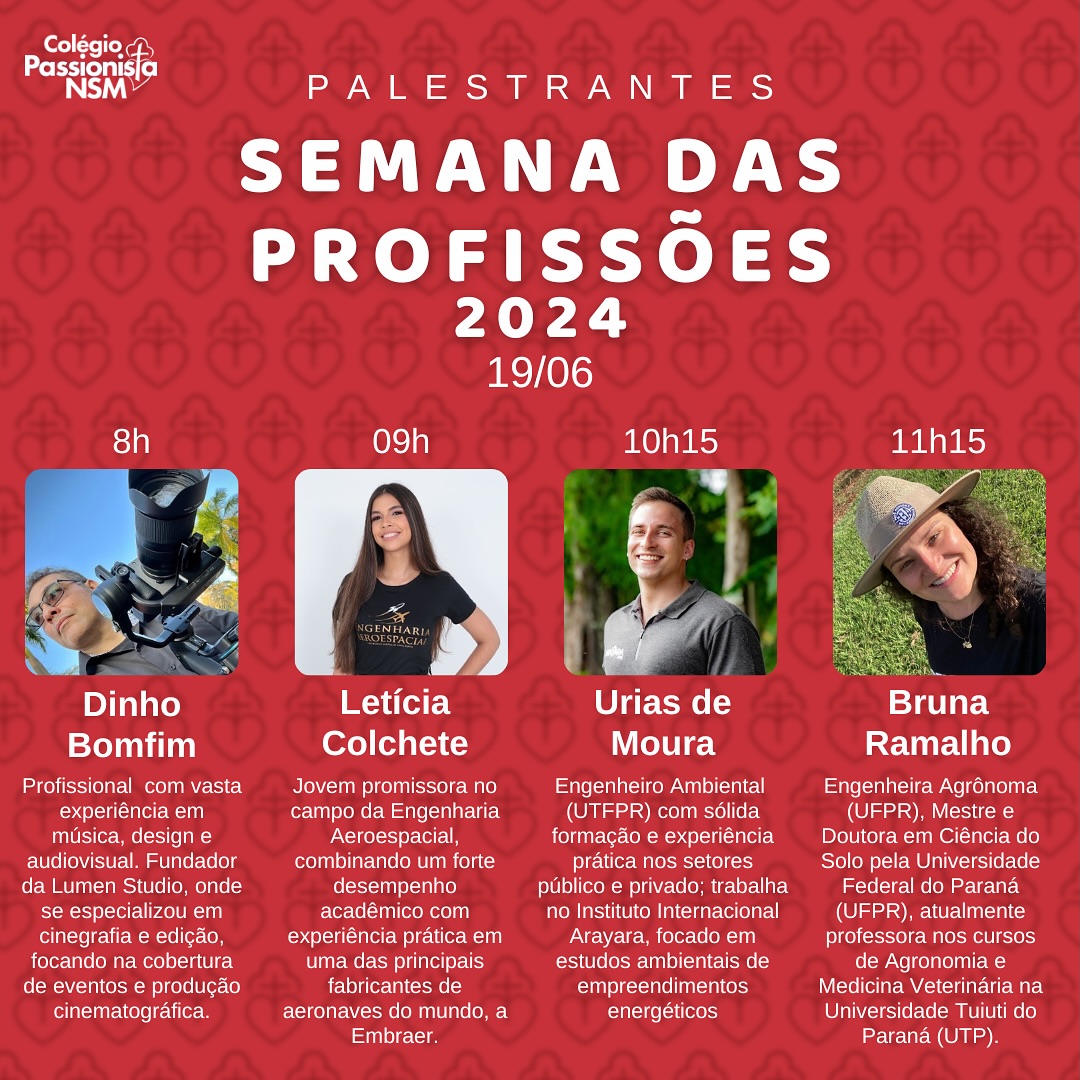 Semana das Profiss�es - 19/06 Nossa Senhora Menina