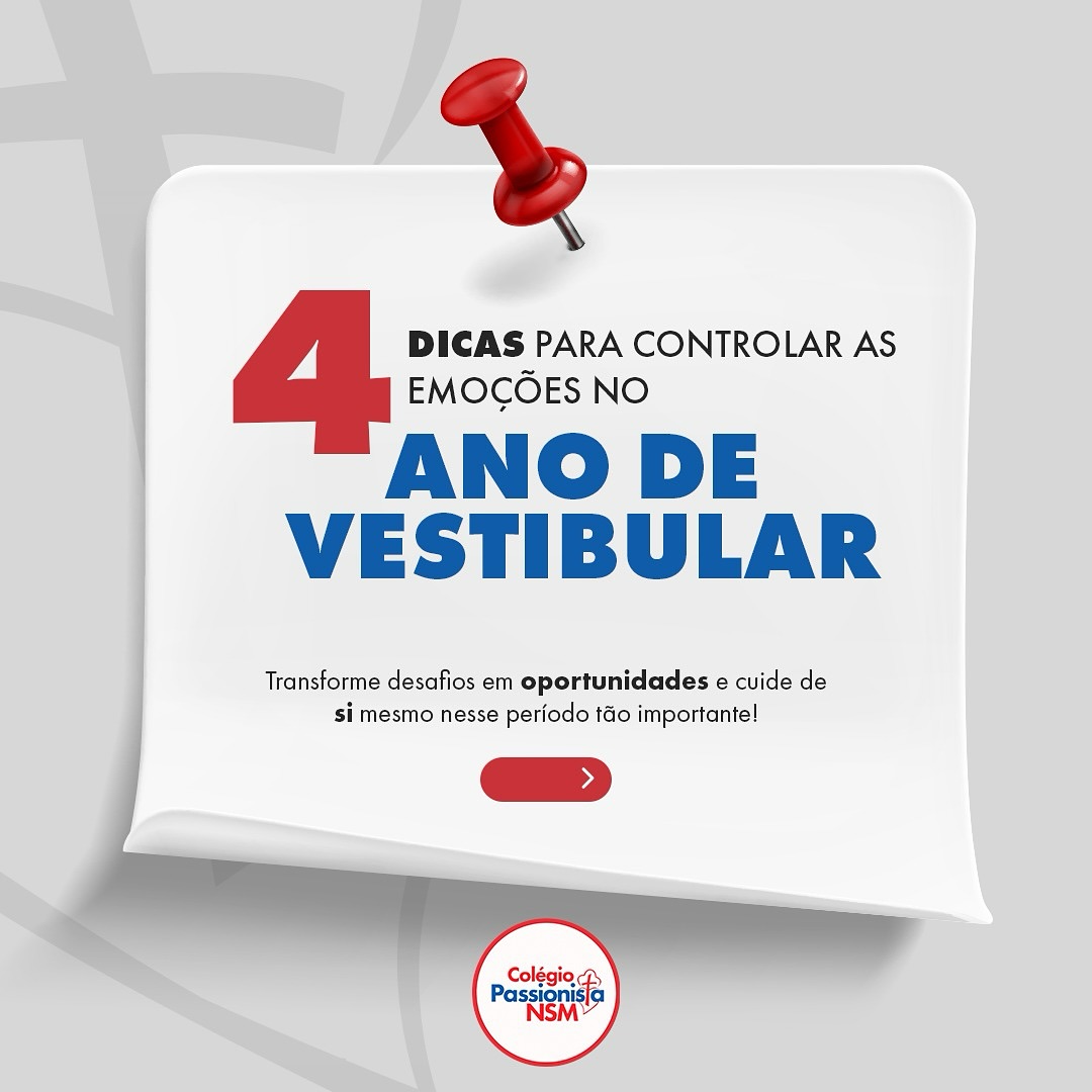 4 dicas para o Vestibular Nossa Senhora Menina