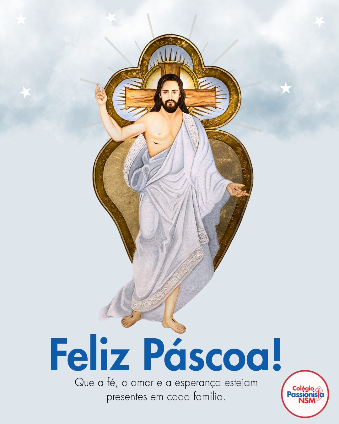 Feliz Pscoa! Nossa Senhora Menina