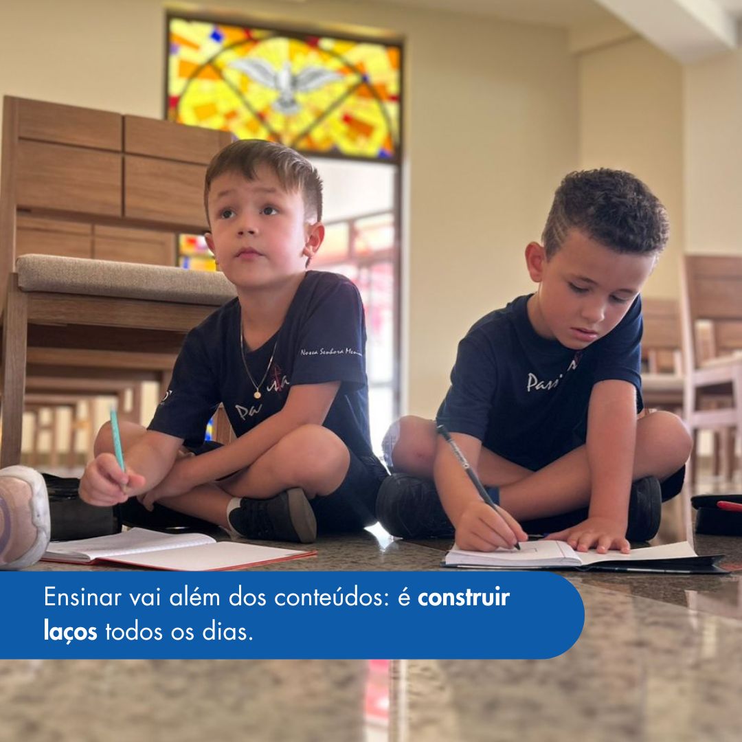 Ensinar vai alm dos contedos. Nossa Senhora Menina