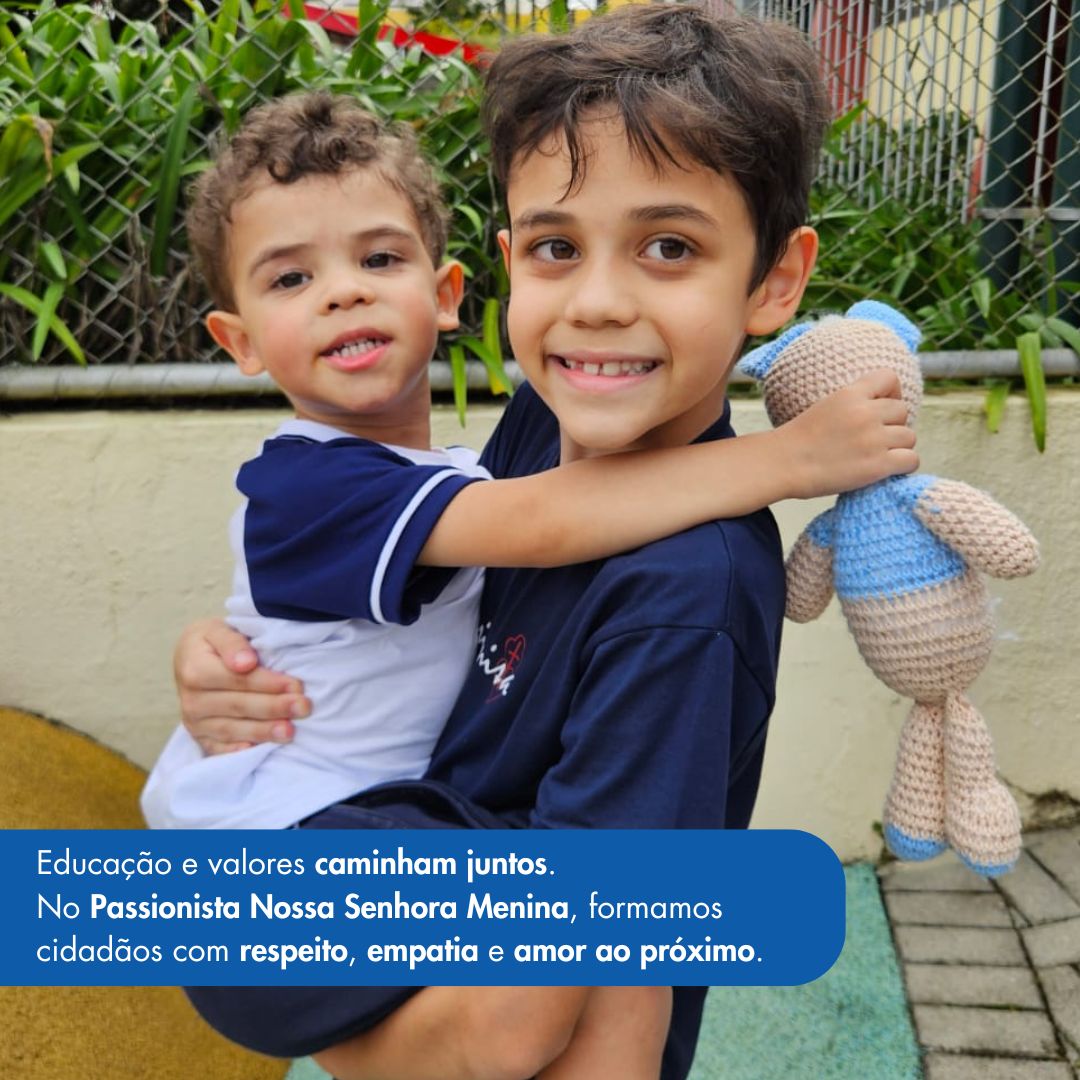 Educao e valores caminham juntos! Nossa Senhora Menina