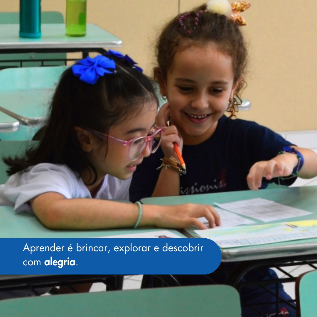 Aprender  brincar, explorar e descobrir com alegria Nossa Senhora Menina