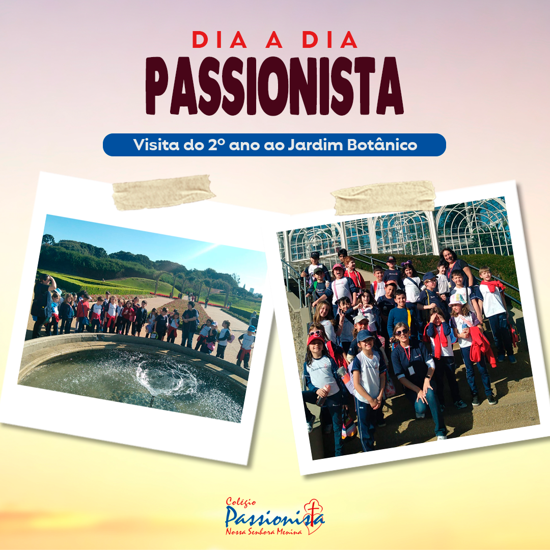 2� Ano visita Jardim Bot�nico de Curitiba  Nossa Senhora Menina