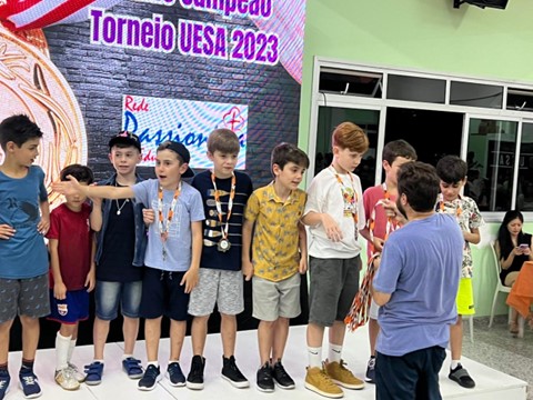 Futsal do Colgio Passionista se consagra em campeonato regional! Nossa Senhora Menina