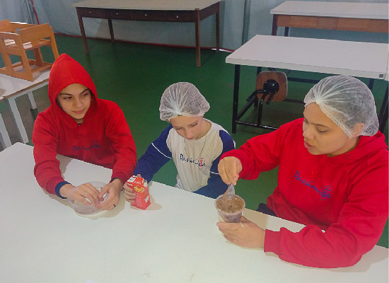 A semana iniciou doce no Passio Mais! Nossa Senhora Menina