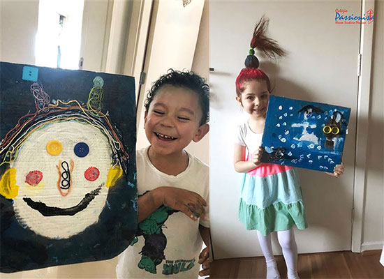 Jardim fazendo arte! Nossa Senhora Menina