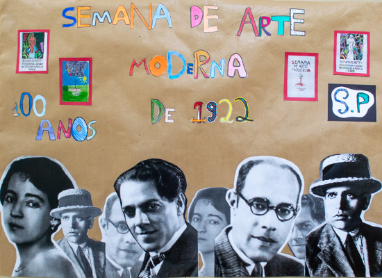 Painel da Semana de Arte Moderna! Nossa Senhora Menina